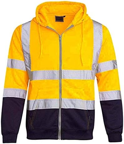 yellow work hoodies
