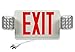 Carpenter Lighting Plug In Exit Sign Combo
