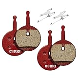2 Pairs Organic Resin Bicycle Disc Brake Pads for