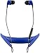 Skullcandy Smokin' Buds 2 In-Ear Bluetooth Wireless Earbuds with Microphone, Customizable Fit, Removeable Moldable Collar, 7-Hour Rechargeable Battery, Noise Isolating Supreme Sound, Street/Royal Blue