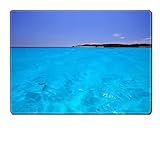 Liili Natural Rubber Placemat IMAGE ID: 15103164 The cobalt blue sea and blue sky of Okinawa
