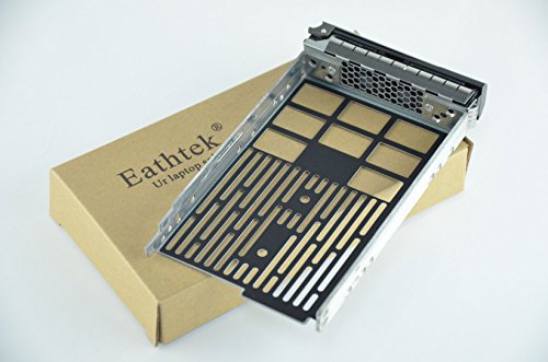 Eathtek Replacement 3.5" F238F 0G302D G302D 0F238F 0X968D X968D SAS Serial SCSI SATA SAS/SATAu HDD Tray Caddy for Dell Poweredge R310 R410 R415 R510 R610 R710 T610 T710 Series (4 Screws Included) - Thumbnail 2