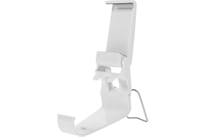 jojofuny Adjustable Game Controller Holder Stand with Phone Mount Clip for Abs Durable Material Compact and Portable Gaming A