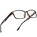MAGIC JING Blue Light Blocking Computer Gaming Glasses Anti Glare UV Protection Rectangle Eyeglasses for Men and Women