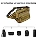Huntvp Military Hip Fanny Pack Tactical Waist Bag Packs Waterproof Hip Belt Bag Pouch for Hiking Climbing Outdoor Bumbag Coyote Brown