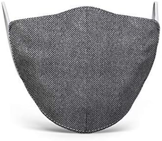 Mascherina In Tessuto Lavabile Stampata 100 Made In Tuscany Taglia Uomo Fantasie Varie Tweed Amazon It Salute E Cura Della Persona