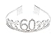 Happy Birthday Tiara and Sash Set - Rhinestone Queen Tiara with Fabulous at 60