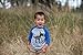 7 ate 9 Apparel Kid's Three Dinosaur Birthday Blue Raglan Tee 3T