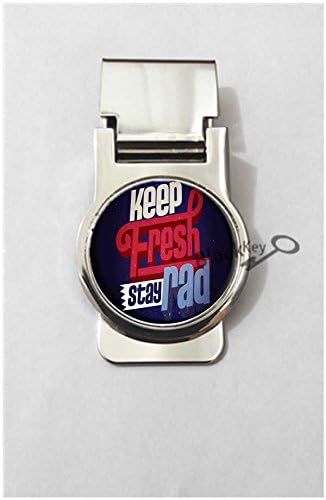 BlackKey Stay Rad Metal Clip for Receipt, Money, Business Card & Credit Card, Style 2 -970