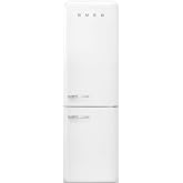 Smeg FAB32 Retro Refrigerator-Freezer &ndash; 50s Style Fridge with Bottom Freezer, No-Frost, LED Display &amp; Lighting, LifePlus Zone, Multi-Airflow &ndash; 12.2 cu ft &ndash; Made in Italy - White