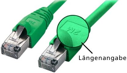 TPFNet AOgl_pcI :: Cat 5e CAT5e Patch Ethernet LAN Network Cable Patch cable Premium Gigabit LAN cable with bend relief cable (RJ45, Cat 5e, Twisted Pair, SF/UTP shielded, 1000 Mbits/s) green 0.25m