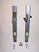 Pack'em 2 Place Locking Trimmer Rack for Open Trailers (PK6S-6S2) Racks