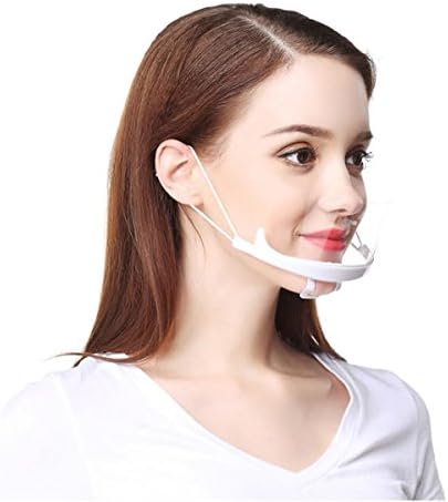 Angels Club Transparent Hygienic Sanitary Mask Catering Spit Guard (1Box/10Pcs)