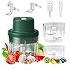 Yumzeco-Mini-Chopper-Food-ProcessorElectric-Mini-Food-Processor300Ml150Ml-45W-Mini-Chopper-Electric-With-3-Sharp-Blades-For-Chili-Meat-Fruit-Vegetable-Ginger-Mixer-Grinder-Onion-Garlic-Chopper Yumzeco Mini Chopper Food Processor,Electric Mini Food Processor,300Ml+150Ml 45W Mini Chopper Electric With 3 Sharp…