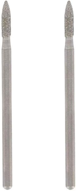 Dremel 7144 Diamond Wheel Points, Accessory Set 2-pack with 2.4 mm Bits for Engraving Carving and Cutting