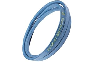 PIX Replacement V-Belt 3L430K, Aramid Cord Blue Kevlar® V-Belt, 3/8" x 43" OC – Belt for Lawn & Garden Machinery, Riding Mowers, Tractors & Outdoor Equipment