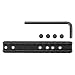 FUNANASUN M-lok Picatinny Rail, Tactical 11 Slots Weaver Rails Scope Mount for Marlin Lever Action with Wrench primary