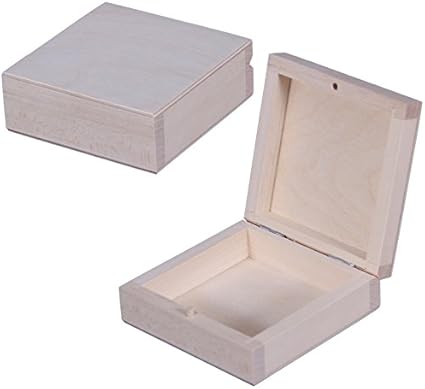 En caja de madera con diseño de caja de madera joyero de ...