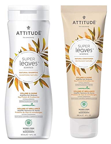 ATTITUDE-Super-Leaves-Volume-and-Shine-Shampoo-and-Conditioner-Soy-Protein-and-Cranberries-Bundle-With-Vitamin-B5-Watercress-Indian-Cress-and-Raspberry-16-fl-oz-and-8-oz