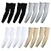 Elixir Arm Sleeves 8 pairs Bundle pack for hiking cycling golf and outdoor activities, 2 pairs each white, black, gray and beige