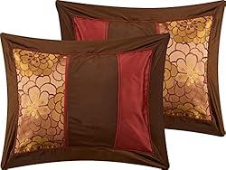 Stratford Park Red/Brown Comforter Sets California