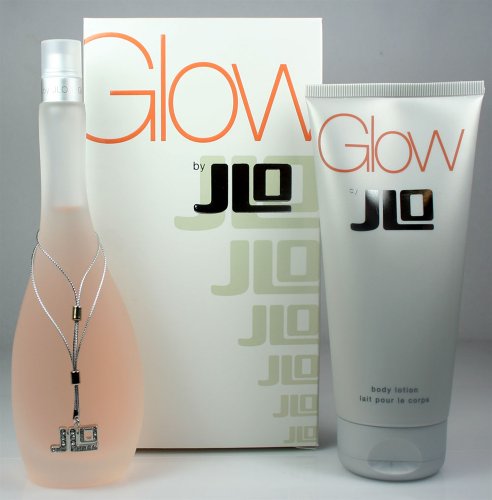 Jennifer Lopez Glow Gift Set for Women (Eau De Toilette Spray, Body Lotion)