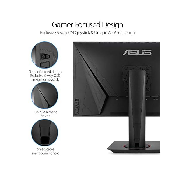 ASUS-VG278QR-27-InchFHD-1920-x-1080-Esports-Gaming-monitor-05ms-up-to-165Hz-DP-HDMI-DVI-FreeSync-Low-Blue-Light-Flicker-Free-TUV-Certified ASUS VG278QR, 27 InchFHD (1920 x 1080) Esports Gaming monitor, 0.5ms, up to 165Hz, DP, HDMI, DVI, FreeSync, Low Blue…