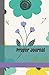 Prayer Journal: A Guided Daily Prayer Book for Teen Girls with Bright Teal Flowers Cover by Currant Lane