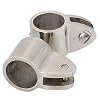Silver-Tone-Bimini-Top-AISI-Marine-Grade-Stainless-Steel-Jaw-Slide-For-1-Pipe-Canopy-Hardware-Fittings-Pack-of-2