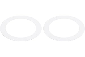 PATIKIL Metal Goof Trim Ring, 2 Pcs 6.69" OD 4.25" ID Circular Ceiling Light Trims Ring Recessed Light Cover Ring for Recesse