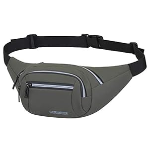 Waterdichte Bumbags voor Vrouwen Dames Mannen Bum Heuptas met Reflecterende Strip Fanny Packs voor Wandelen Reizen…