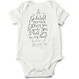 Godchild Quote Baby Onesie, Godchild Baby Bodysuit for Christening Gift, Godson Goddaughter Gift, Godchild Baptism Gift