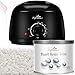 Lifestance Depilatory Wax Warmer Hair Removal At Home Waxing Kit with 10.5 oz Hard Wax Beans and 10 Wax Applicator Sticks for Women and Men Brazilian Bikini Waxing
