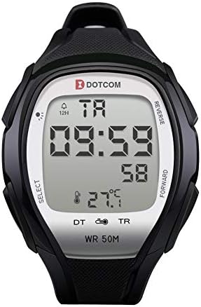 Digital Sport Watches Temperature Sensor Watches Waterproof Sports Watch EL Backlight Stopwatch Thermometer Watch