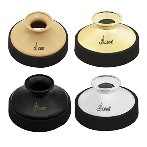 ULKEME Lightweight ABS Mute Dampener Silencer For Alto Saxophone Musical Instrument
