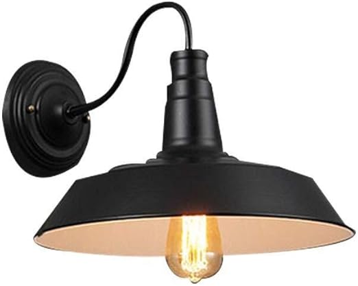 Sgfccyl Lampara De Pared Hierro Retro Pantalla Restaurante Bar