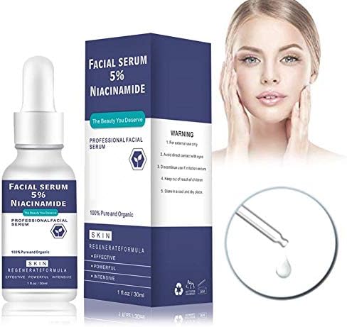 Rosymity 30ML Natural Vitamin B3 Serum Cream,with 5 Nicotinamide/Rich in Pure Natural Hyaluronic Acid Effective for Wrinkles, Dark Circles, Scar, Shrink Pores, Moisturize, Whitens