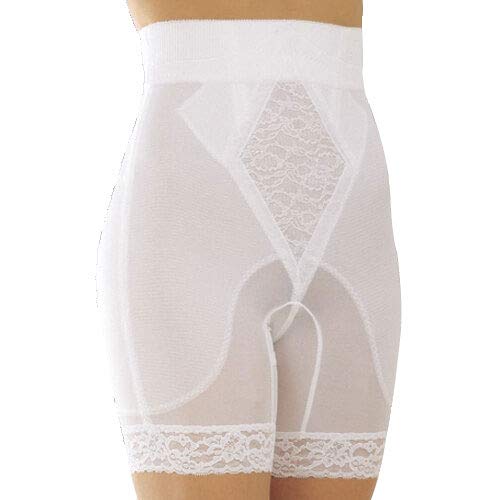 Rago Women's Plus-Size Hi Waist Long Leg Shaper, Beige, 3X-Large (36)
