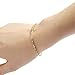 Floreo 10k Yellow Gold 2.5mm Solid Rope Chain Diamond Cut Bracelet or Anklet 8 Inch