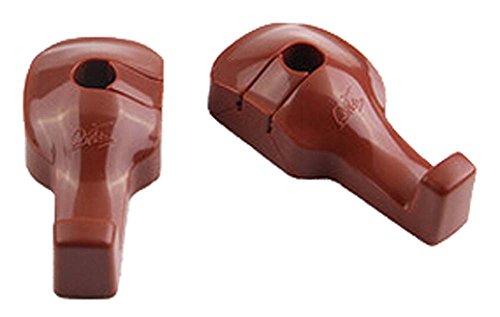 Brown Seat Headrest Shopping Bag Coat Hanging Hanger Hook Car Hooks 2 Pcs