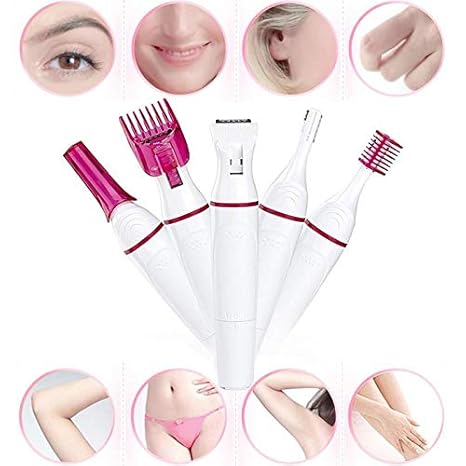 Buy 5 In 1 Electric Epilator Women Hair Removal Trimmer Shaving