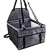 Pet Car Booster Seat For Dog Cat Portable And Breathable Bag With Seat Belt Dog Carrier Safety Stable For Travel Look Out,With Clip On Leash And Storage Pockage (Grey)