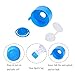 Thee-home 20 Pack Non Spill Caps Anti Splash Bottle Caps for 55mm 3 and 5 Gallon Water Jugs with 2 Pack Water Bottle Handle（Random color）