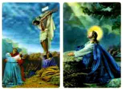 3D Lenticular Postcard-Jesus/Passion