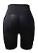 YIANNA Women's High Waist Tight Shorts Perfect Tummy Control Waist Panties Mid Thigh Slimmer Shaper, Y7103-Black-M