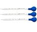 juneTree Glass Graduated Droppers Pipettes with Rubber Cap for Essential Oil, Laboratory, Medicine, Nutrient, Painting 5ml Pack of 3