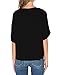 Haola Womens Funny Printed Feather Graphic T Shirts Loose Tops Juniors Tees Black M