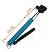 MagicShield Extendable Self Portrait Selfie Handheld Stick Monopod With Smartphone Adajustable Holder For iPhone Samsung Camera With 1/4 Inch Screw Hole Fit Most of Cameras (Blue)