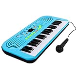 M SANMERSEN Kids Keyboard Piano, 37 Key Portable Electronic Piano for Kids Piano Toys with Microphone for Kids Toys for 3-6 Year Old Girls Boys Gifts