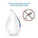 SH-ABC Cool Mist Humidifiers, Quiet Ultrasonic for Bedroom Baby, Last Up to 24 Hours, Sleep Mode and Waterless Auto Shut-Off- (0.7 Gallon, US 110V)